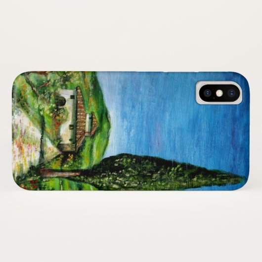 COQUES Case-Mate iPhone PAYSAGE TOSCANE / ANCIENNE FERME EN CHIANTI (Dos (Horizontal))