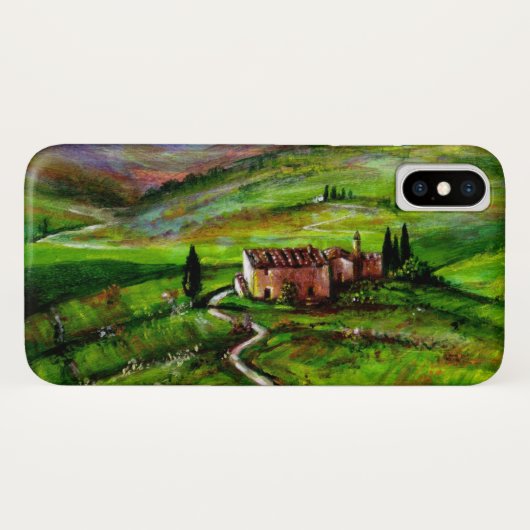 COQUES Case-Mate iPhone PAYSAGE TOSCANE AUX COLLINES VERTES (Dos (Horizontal))