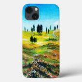 COQUES Case-Mate iPhone PAYSAGE TOSCANE AVEC POPIES (Verso)