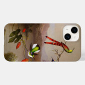 Coques Case-Mate iPhone Paysage tropical avec dix colibris (Verso (horizontal))