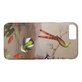 Coques Case-Mate iPhone Paysage tropical avec dix colibris (Dos (Horizontal))