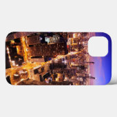 Coques Case-Mate iPhone Paysage urbain la nuit de Chicago (Verso (horizontal))
