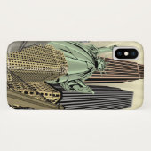 Coques Case-Mate iPhone Paysage urbain stylisé superbe NYC (Dos (Horizontal))