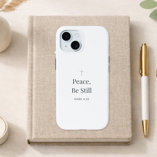 Coques Case-Mate iPhone Peace, Be Still Christian Faith – Mark 4:39