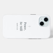 Coques Case-Mate iPhone Peace, Be Still Christian Faith – Mark 4:39 (Verso (horizontal))