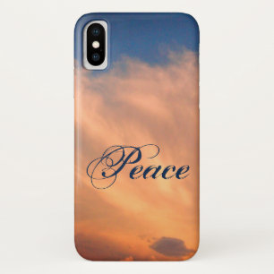 Case-Mate iPhone Case Peace Blue Sky Fluffy Pink Nuds Photo Celestin