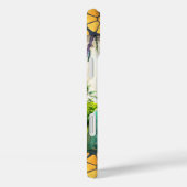 Coques Case-Mate iPhone Peace Bouddha Turquoise Photo Avec Mosaïque Or (Verso / Droite)