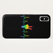 Coques Case-Mate iPhone Peace Gay Hearbeat LGBT (Dos (Horizontal))