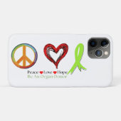 Coques Case-Mate iPhone Peace Love and Hope (Dos (Horizontal))
