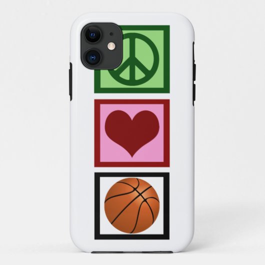 Coques Case-Mate iPhone Peace Love Basket (Dos)
