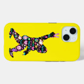 Coques Case-Mate iPhone Peace Love Bigfoot Hippie Funny Bigfoot Lover (Verso (horizontal))