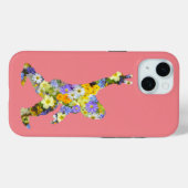 Coques Case-Mate iPhone Peace Love Floral Bigfoot (Verso (horizontal))