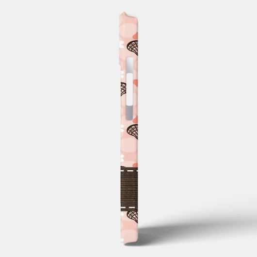 Coques Case-Mate iPhone Peace Love Lacrossse (Verso / Gauche)