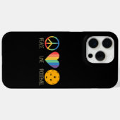 Coques Case-Mate iPhone Peace Love Pickleball (Verso (horizontal))