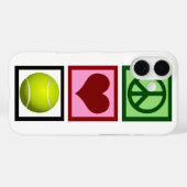 Coques Case-Mate iPhone Peace Love Tennis (Verso (horizontal))