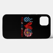 Coques Case-Mate iPhone Peace Sunflower Love Drapeau américain 4 juillet P (Verso (horizontal))