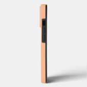 Coques Case-Mate iPhone Peach Fuzz Solid (Verso / Gauche)
