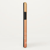 Coques Case-Mate iPhone Peach Music (Dos/Droite)