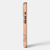 Coques Case-Mate iPhone Peach Red Floral Botanical Pattern Morris William  (Verso / Gauche)