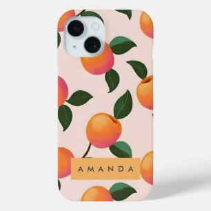 Coque Pour iPhone 15 Peachs Motifs de pêche personnalisés