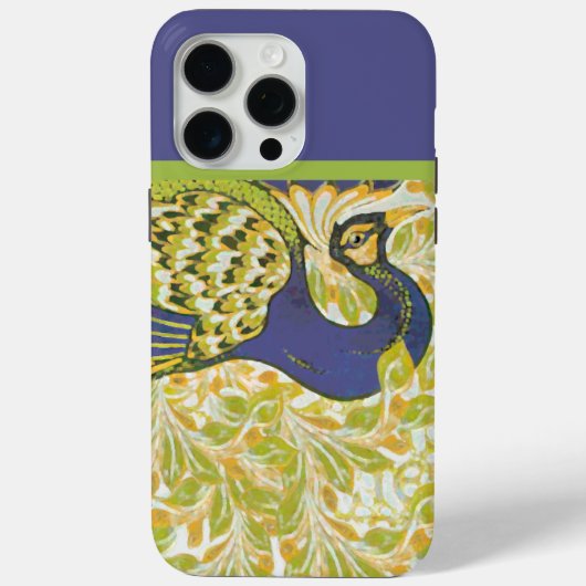 Coques Case-Mate iPhone Peacock Art Déco (Verso)