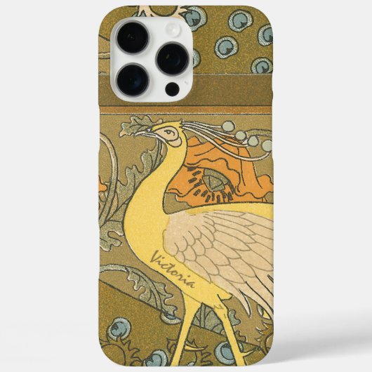 Coques Case-Mate iPhone Peacock Art Déco (Verso)