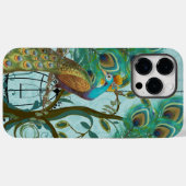 Coques Case-Mate iPhone Peacock Birdcage Damas (Verso (horizontal))
