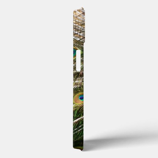 Coques Case-Mate iPhone Peacock bleu brillant personnalisé (Verso / Droite)