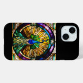 Coques Case-Mate iPhone Peacock en verre tendu (Verso (horizontal))