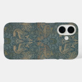 Coques Case-Mate iPhone Peacock et Dragon par William Morris (Verso (horizontal))