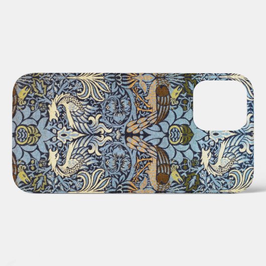 Coques Case-Mate iPhone Peacock et Dragon, William Morris (Verso (horizontal))