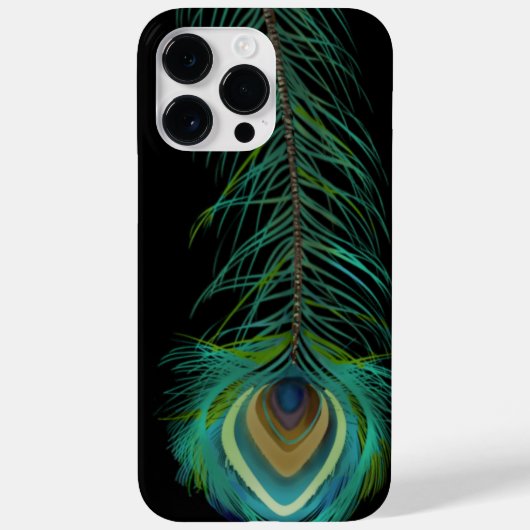 Coques Case-Mate iPhone Peacock Feather Vous Choisissez Couleur Arrière -  (Verso)