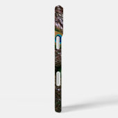 Coques Case-Mate iPhone Peacock Feathers Emerald Green et Gold (Verso / Droite)
