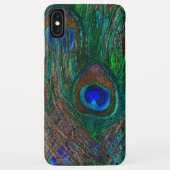 Coques Case-Mate iPhone Peacock Feathers Etching Style (Dos)