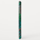 Coques Case-Mate iPhone Peacock Feathers Etching Style (Dos/Gauche)