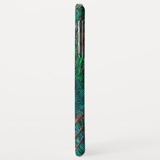 Coques Case-Mate iPhone Peacock Feathers Etching Style (Dos/Gauche)