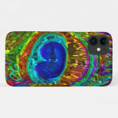 Coques Case-Mate iPhone Peacock Feathers Verre Art 1 (Dos (Horizontal))