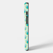 Coques Case-Mate iPhone Peacock motif menthe aqua vert (Verso / Gauche)