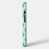 Coques Case-Mate iPhone Peacock motif menthe aqua vert (Verso / Gauche)