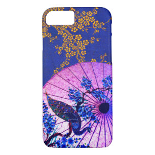 Case-Mate iPhone Case Peacock oriental parasol japonais cerisier fleurs