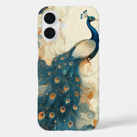 Coques Case-Mate iPhone Peacock Splendor (Verso)