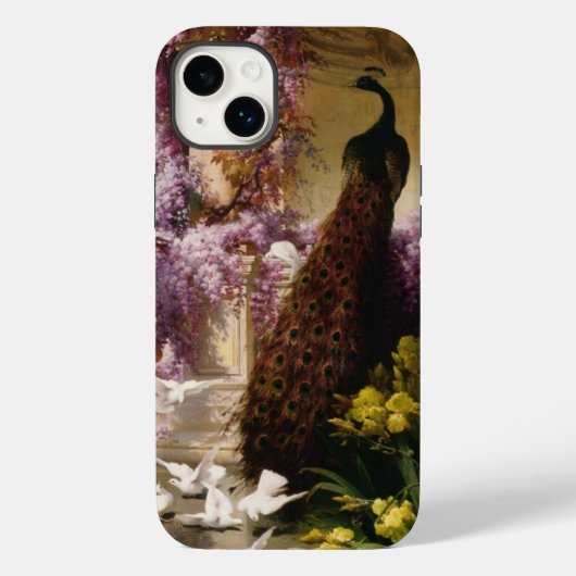 Coques Case-Mate iPhone Peacock vintage (Verso)