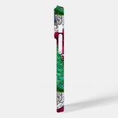 Coques Case-Mate iPhone Peacocks dans le jardin rose (Verso / Gauche)