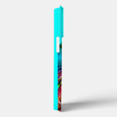 Coques Case-Mate iPhone PEACOCKS EN AMOUR Rouge Turquoise Bleu (Verso / Droite)