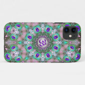 Coques Case-Mate iPhone Peacolia Purple Aum (Dos (Horizontal))