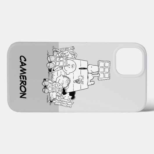 Coques Case-Mate iPhone Peanuts Gang Lecture Comics (Verso (horizontal))