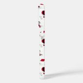 Coques Case-Mate iPhone PEANUTS | Motif rouge et noir (Verso / Gauche)