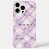 Coques Case-Mate iPhone Pearl violet rose (Verso)