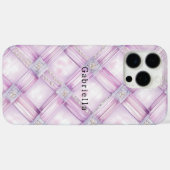 Coques Case-Mate iPhone Pearl violet rose (Verso (horizontal))