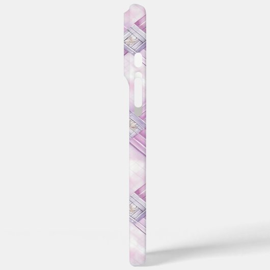 Coques Case-Mate iPhone Pearl violet rose (Verso / Gauche)